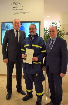 THW-Einsatzkräfte erhalten Bundesflutmedaille - Fluthilfe 2021 © Kreis Paderborn